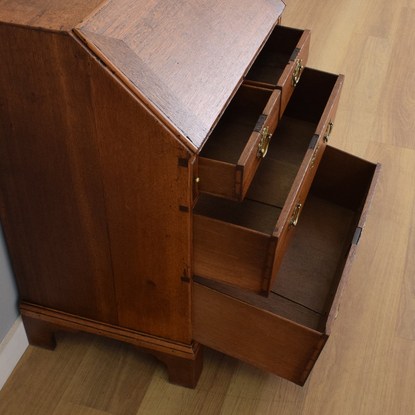 Small Georgian Oak Bureau