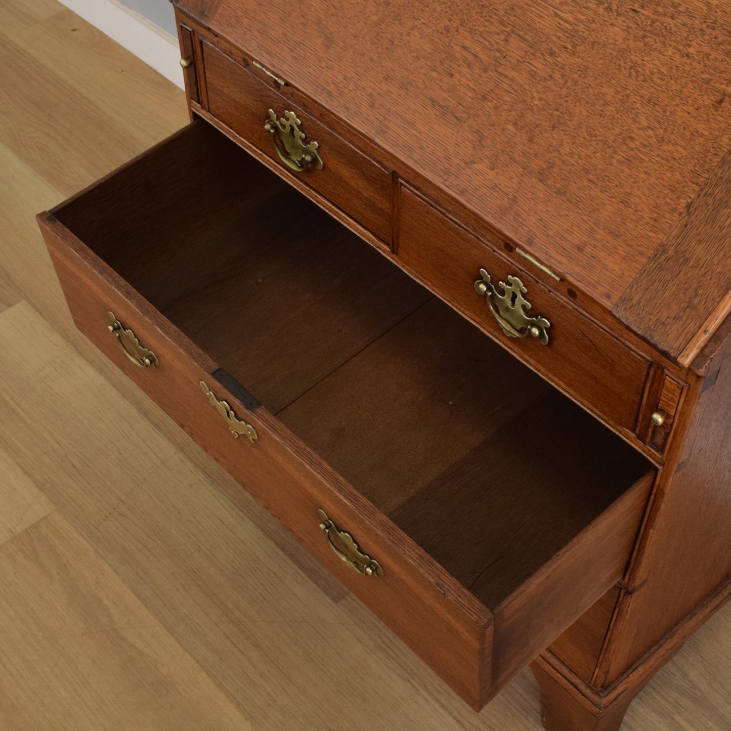 Small Georgian Oak Bureau