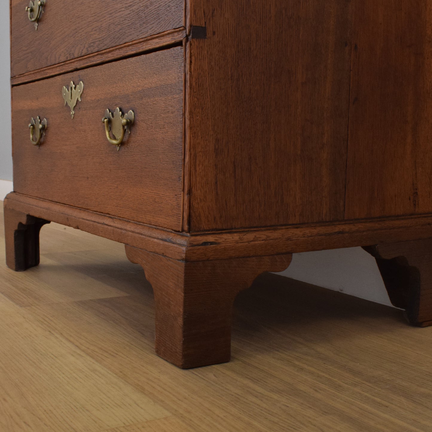 Small Georgian Oak Bureau