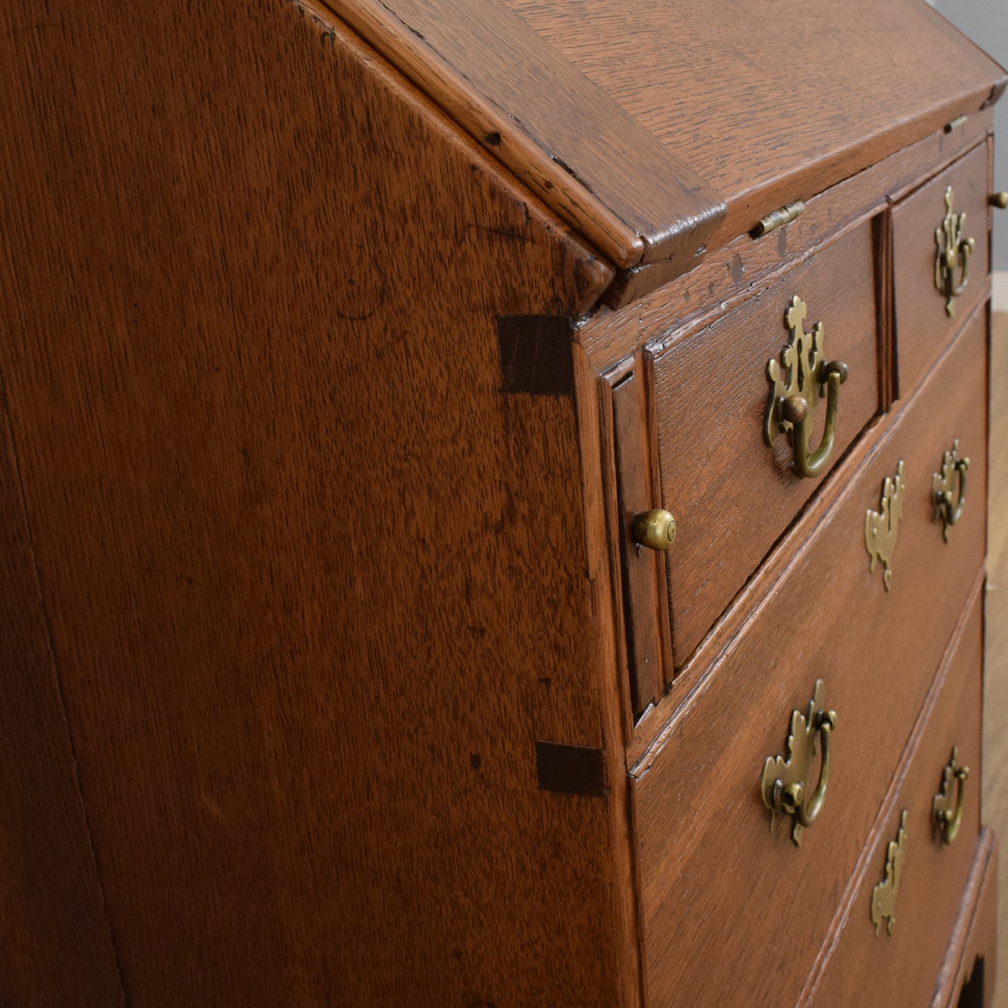 Small Georgian Oak Bureau