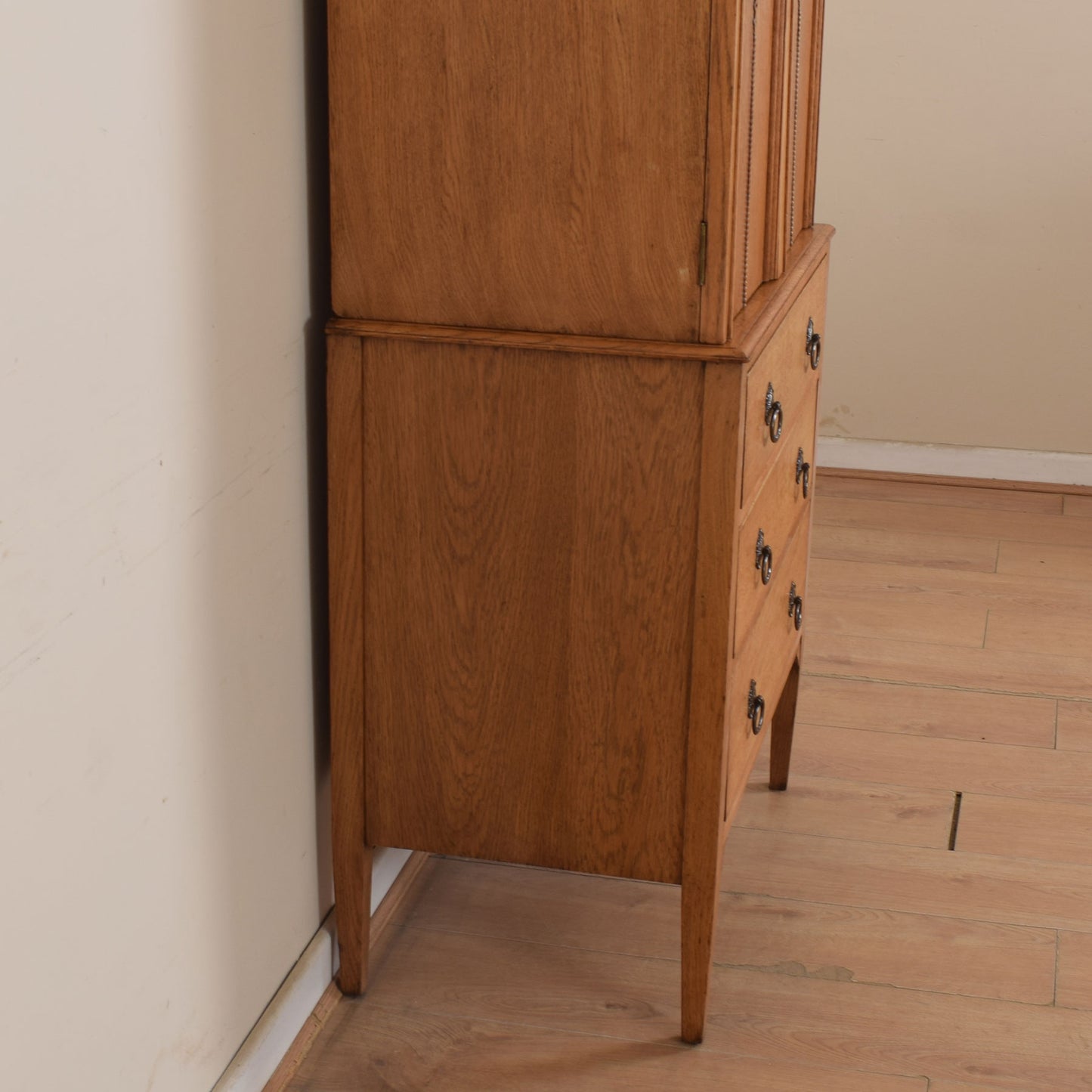 Unusual Oak Tallboy