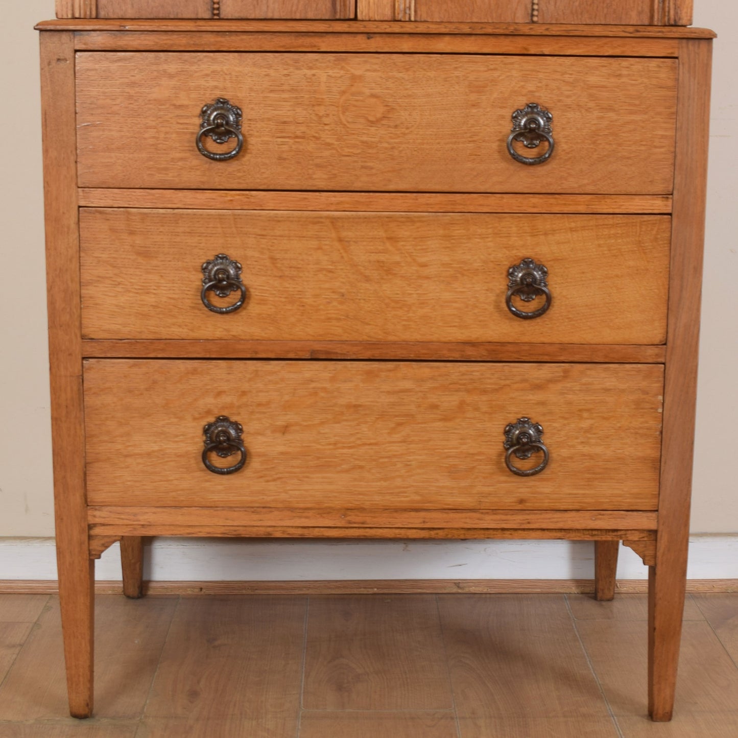 Unusual Oak Tallboy