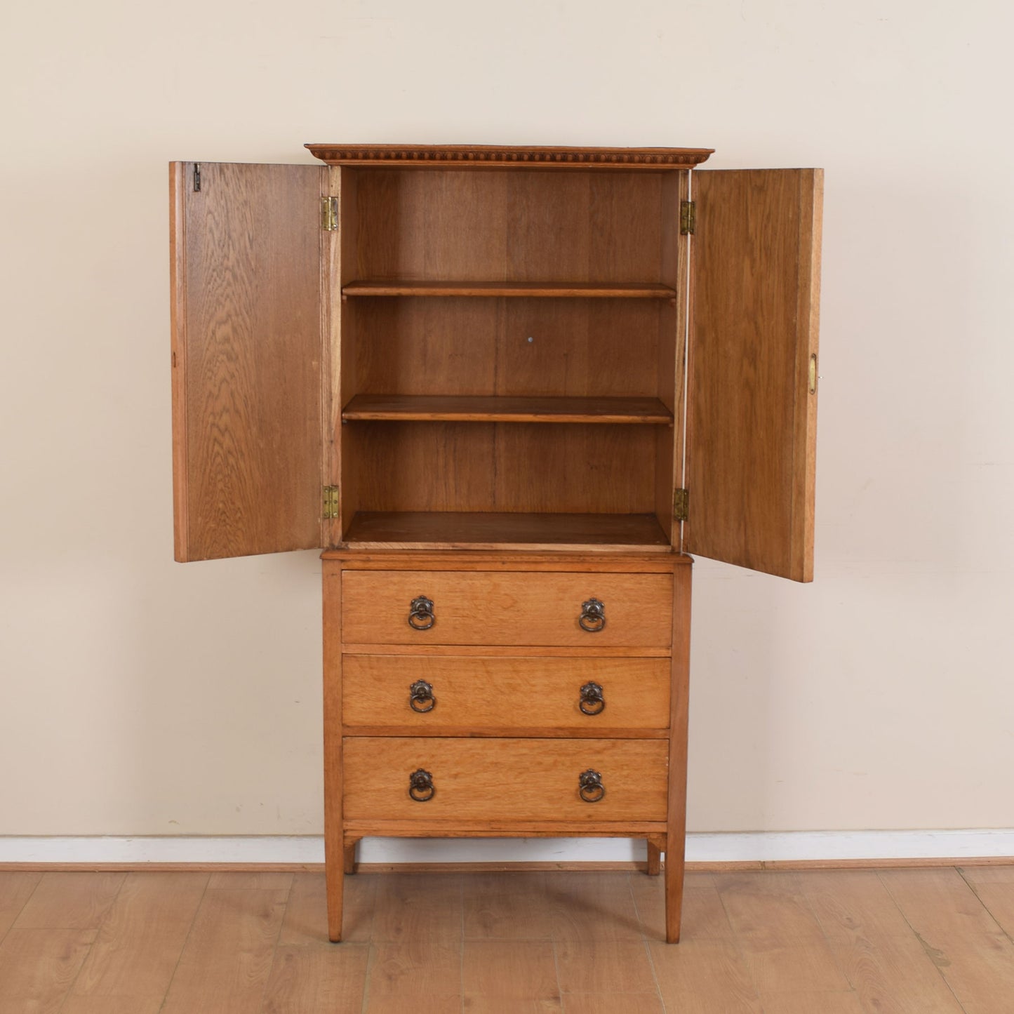 Unusual Oak Tallboy