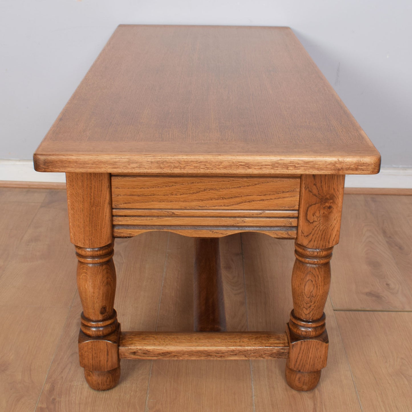 Oak Two-Drawer Coffee Table