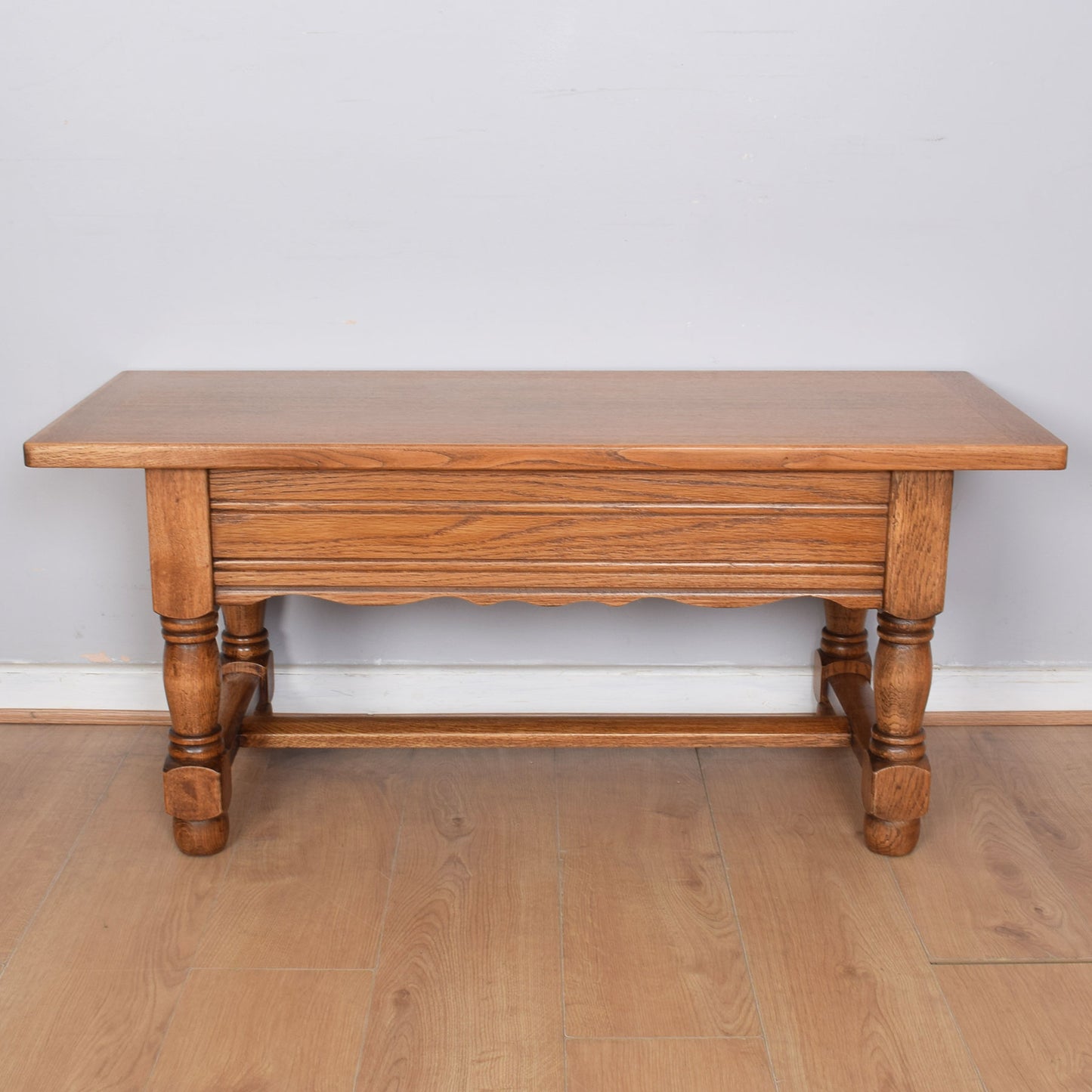 Oak Two-Drawer Coffee Table