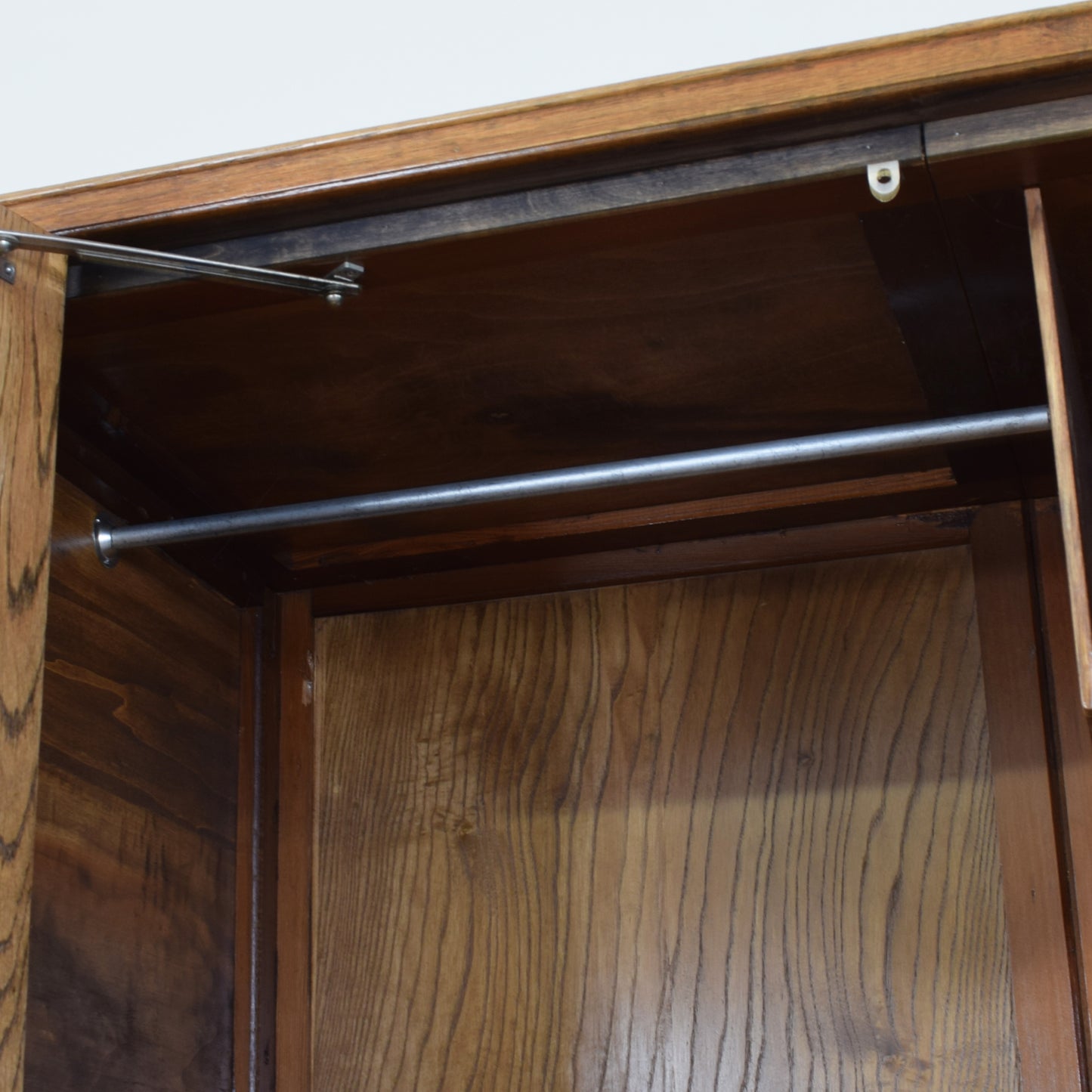 Oak Linenfold Large Double Wardrobe