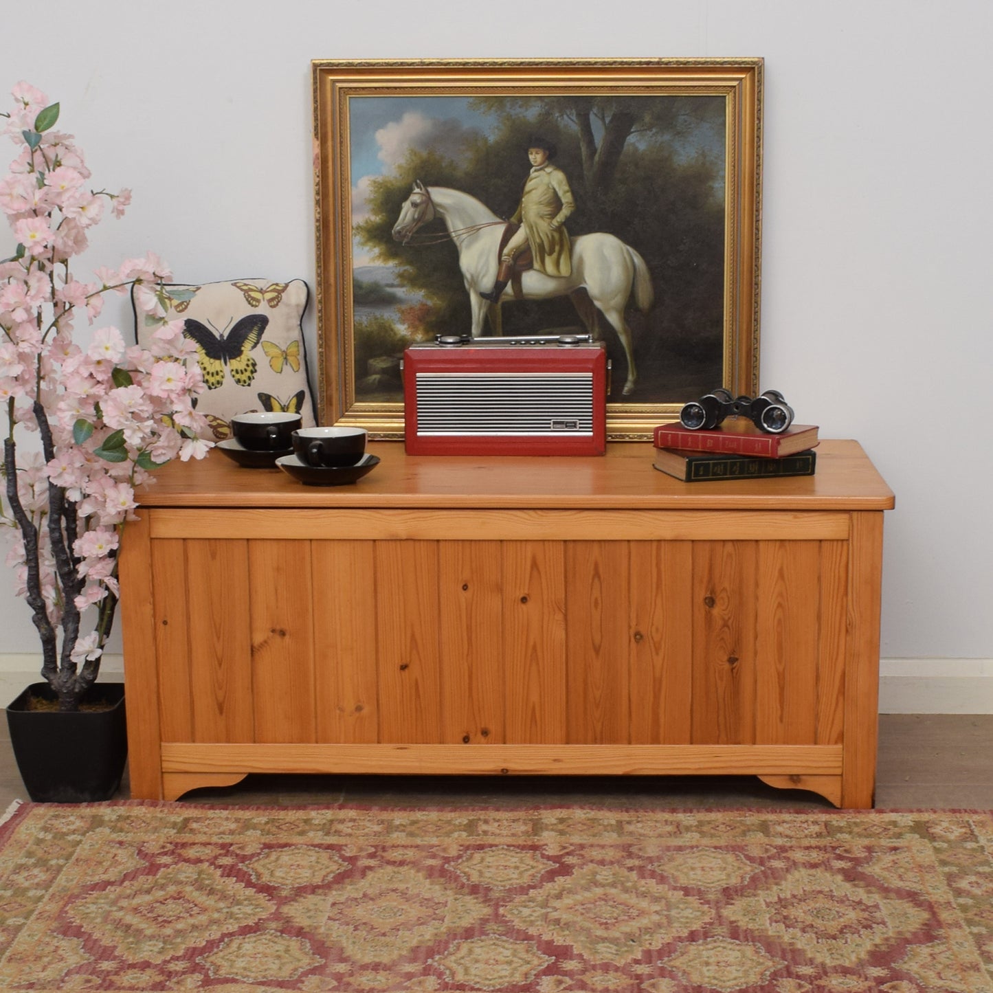 Pine Blanket Box