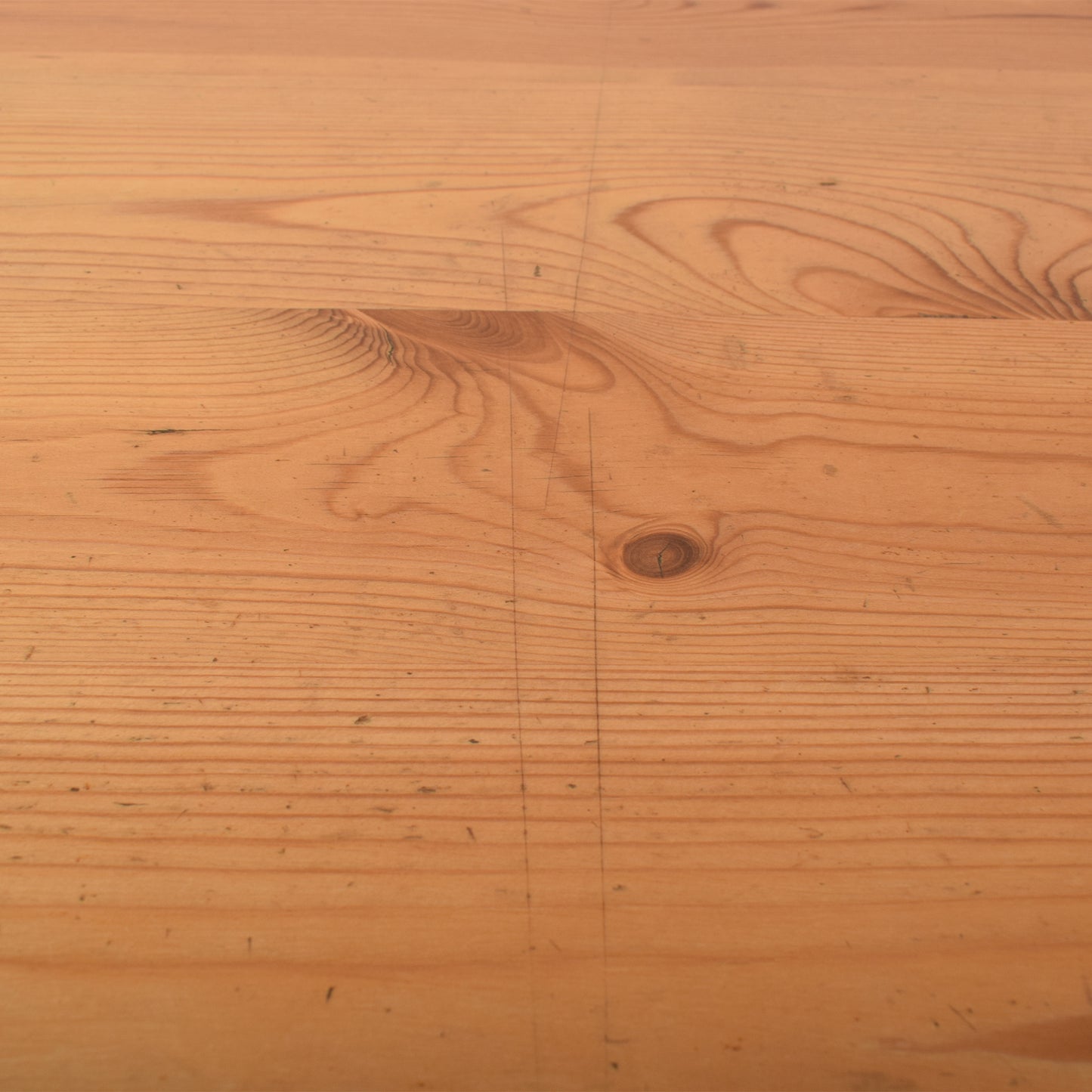 Painted Pine Table And Eight Chairs