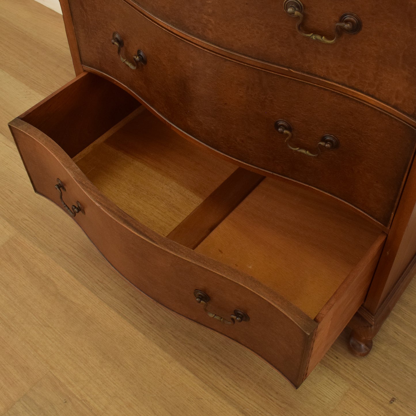 Mahogany and Walnut Chest of Drawers