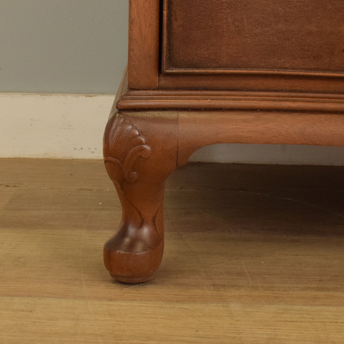 Mahogany and Walnut Chest of Drawers