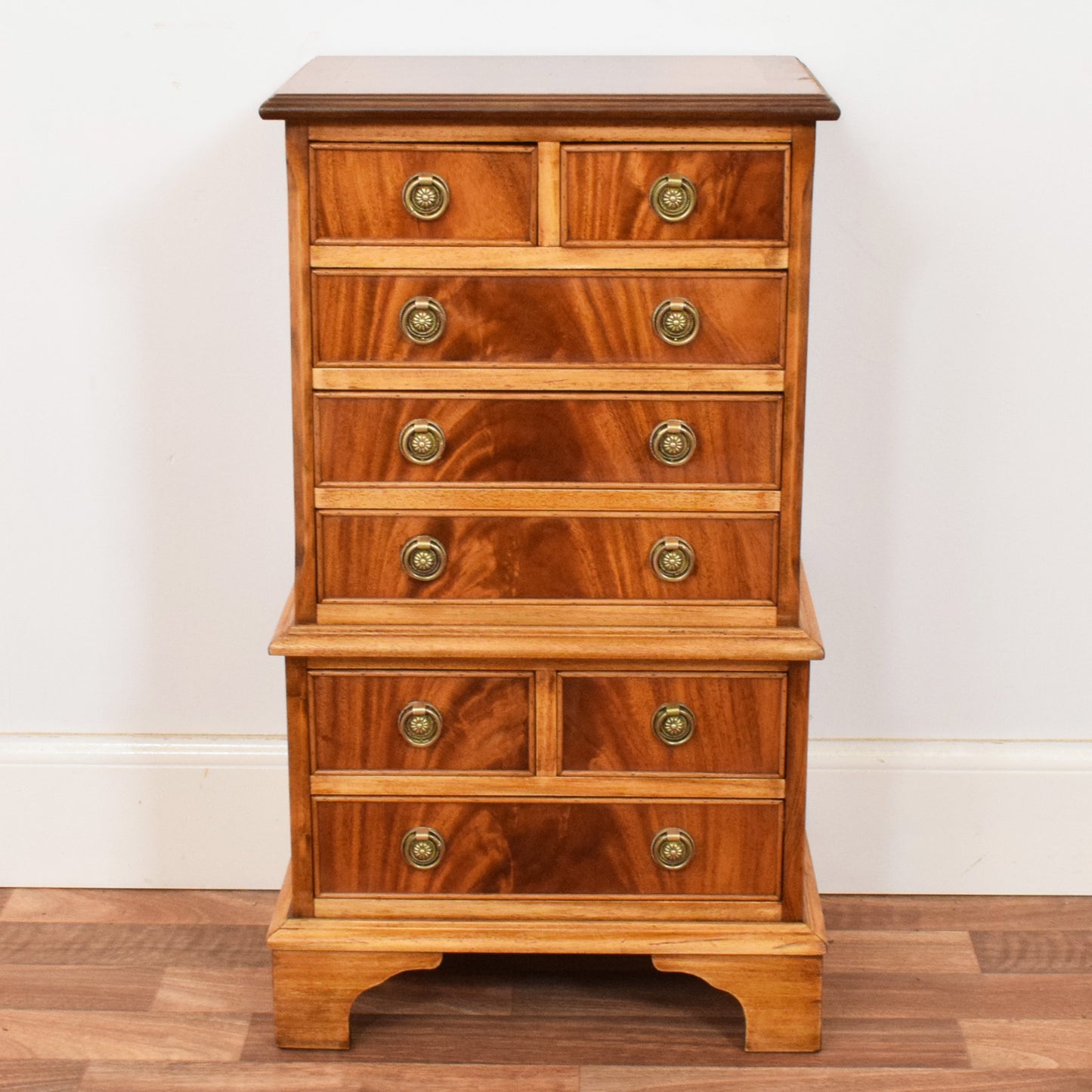 Flamed Mahogany Chest of Drawers