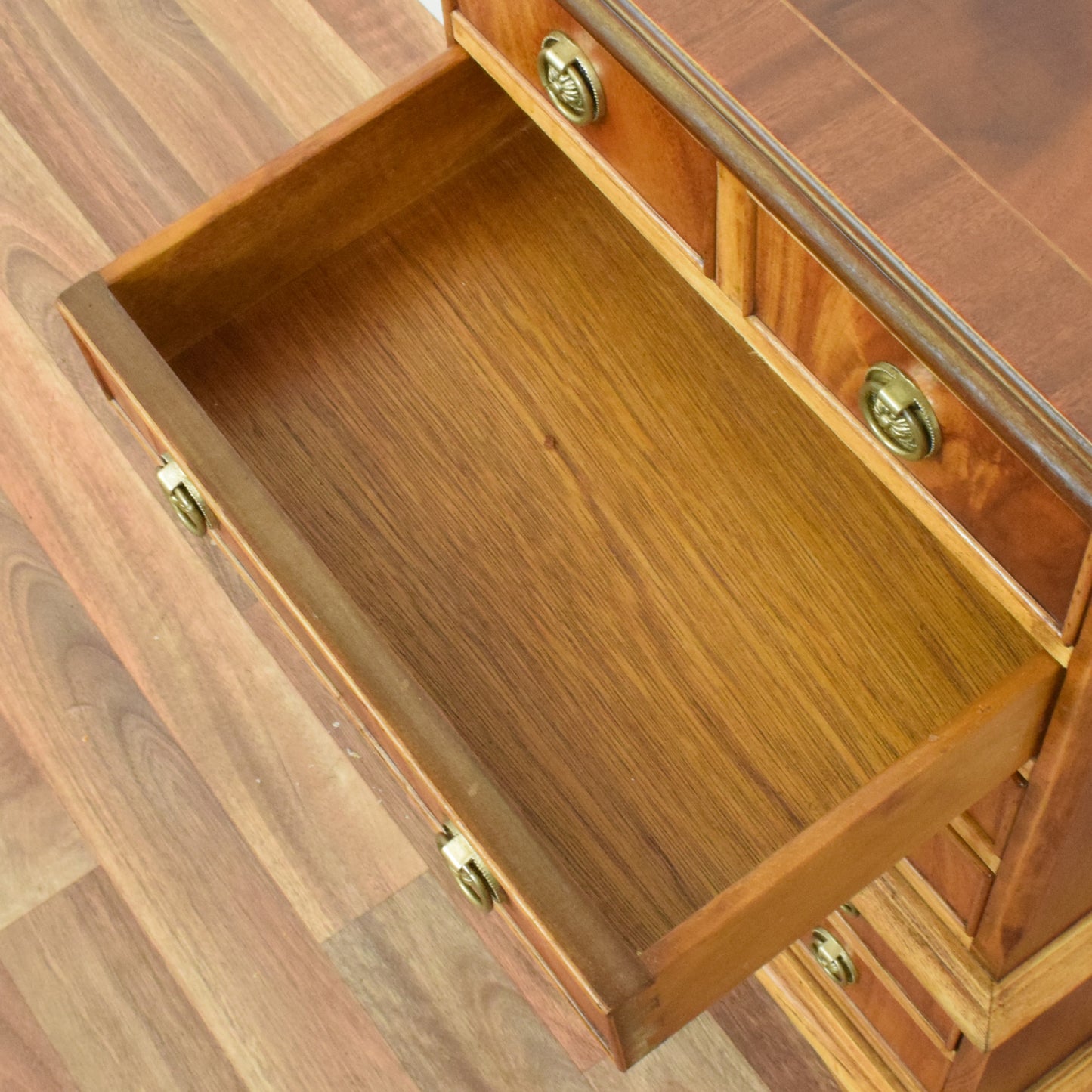 Flamed Mahogany Chest of Drawers