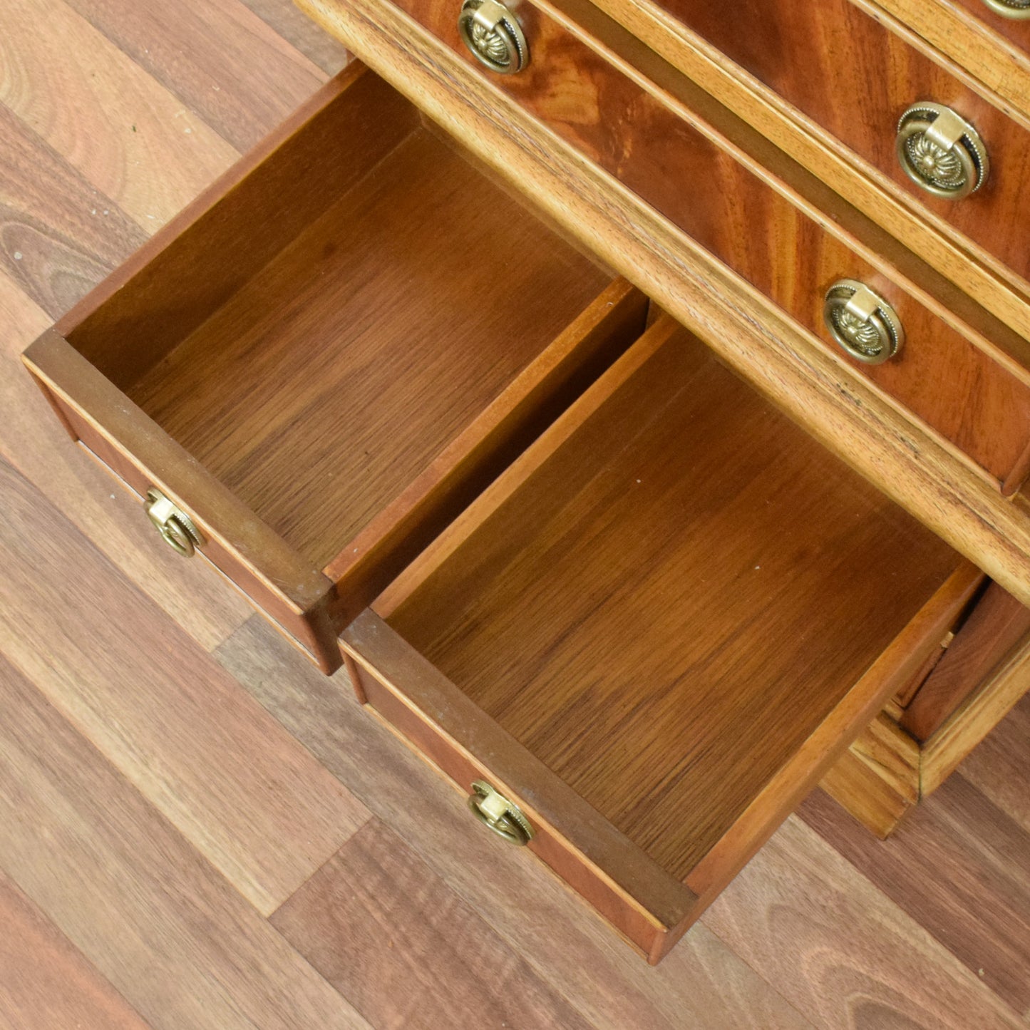 Flamed Mahogany Chest of Drawers