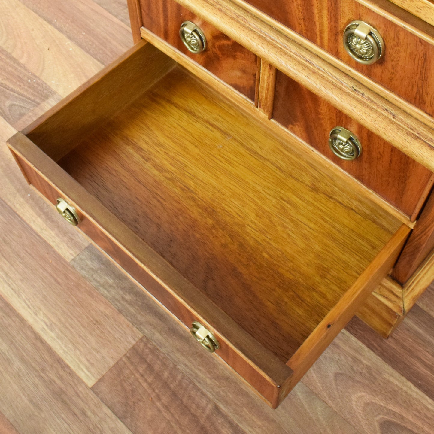 Flamed Mahogany Chest of Drawers