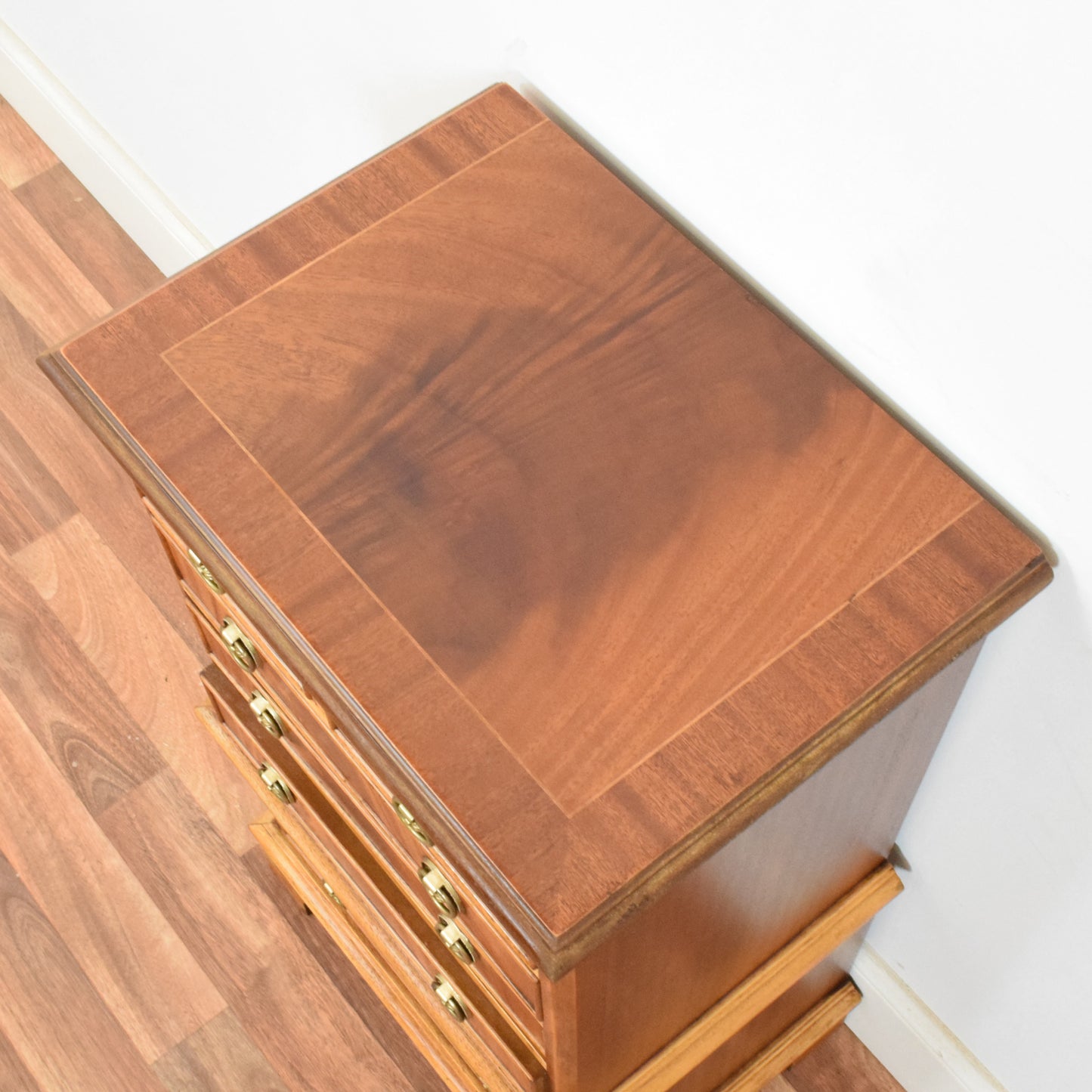 Flamed Mahogany Chest of Drawers