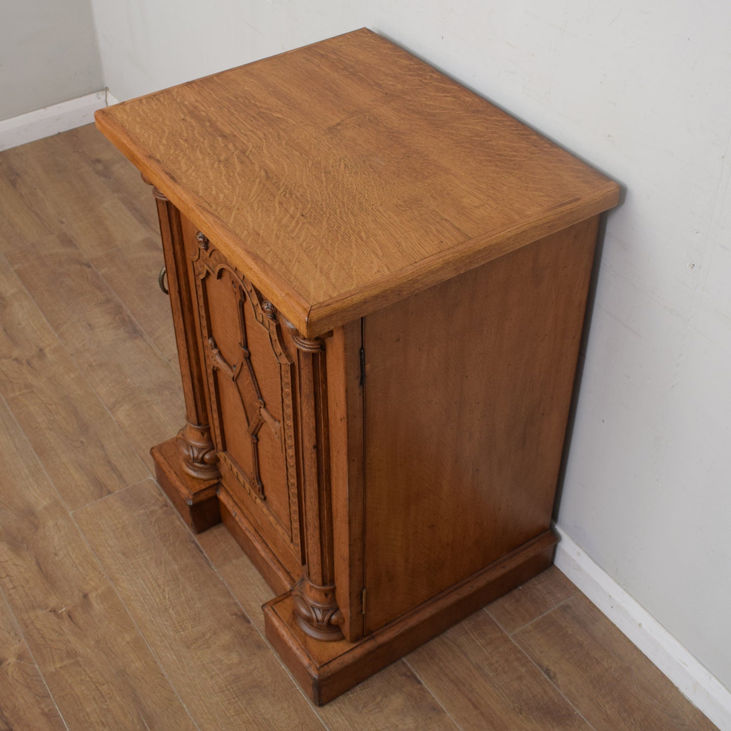 Pair of Oak Cabinets