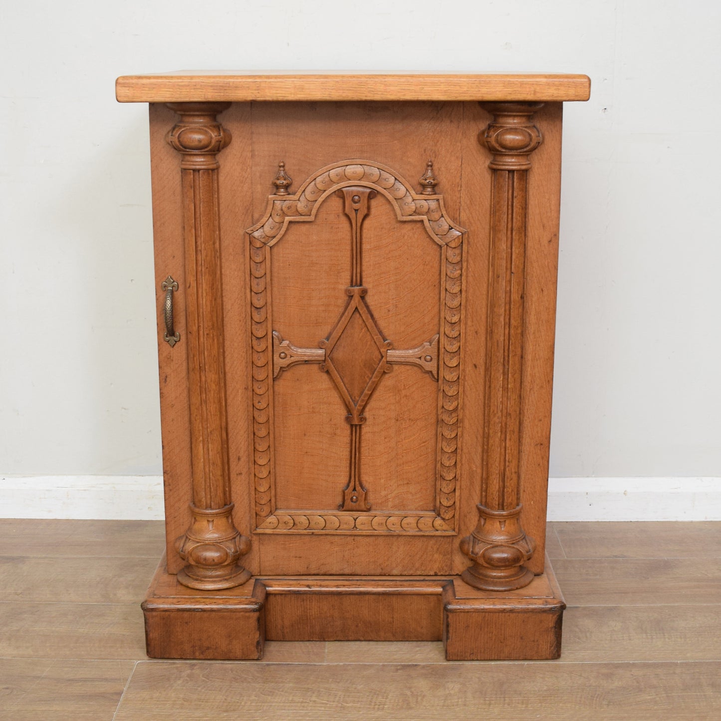 Pair of Oak Cabinets