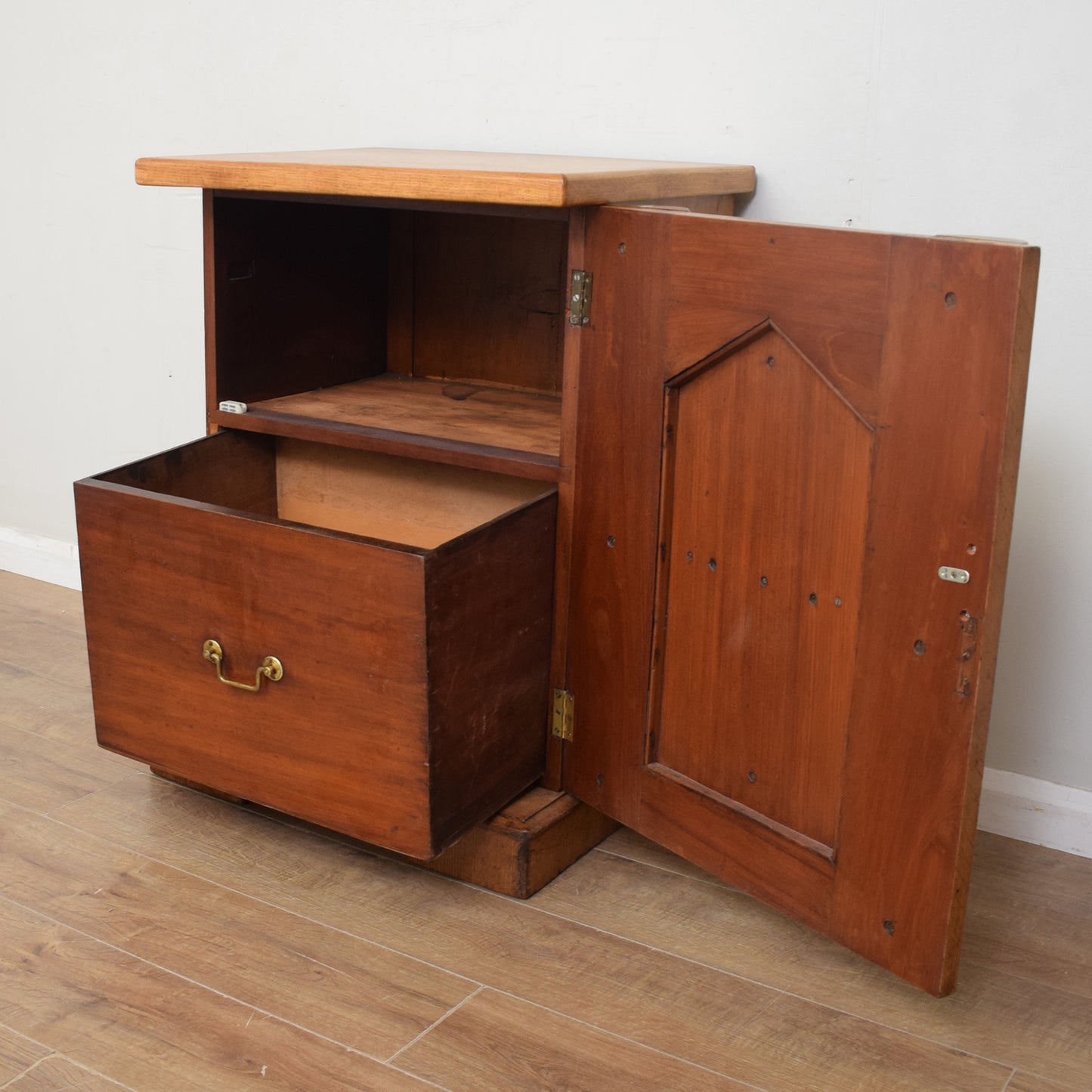 Pair of Oak Cabinets