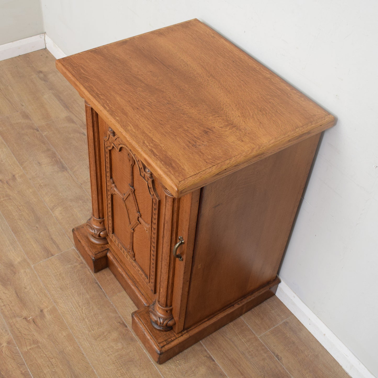 Pair of Oak Cabinets