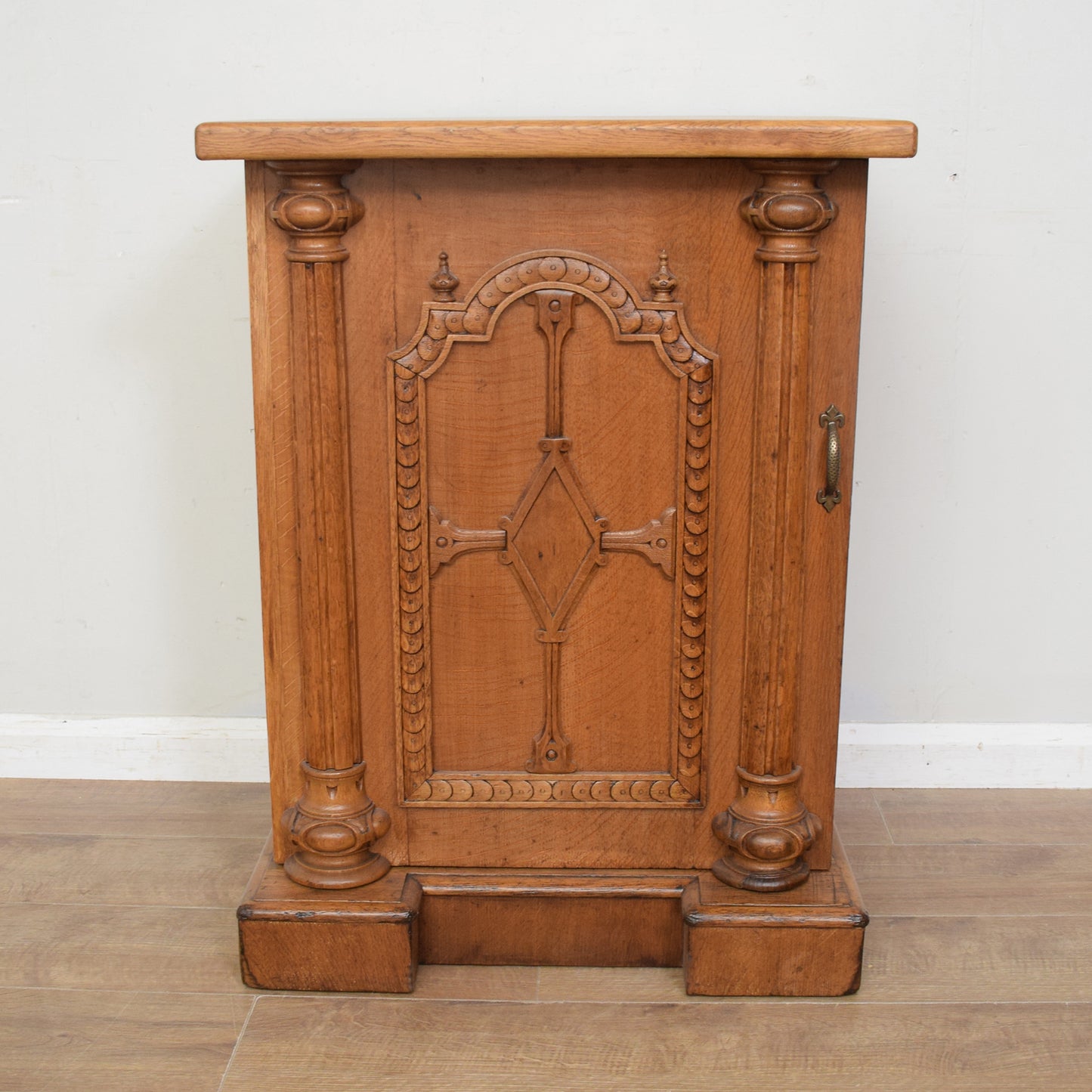 Pair of Oak Cabinets