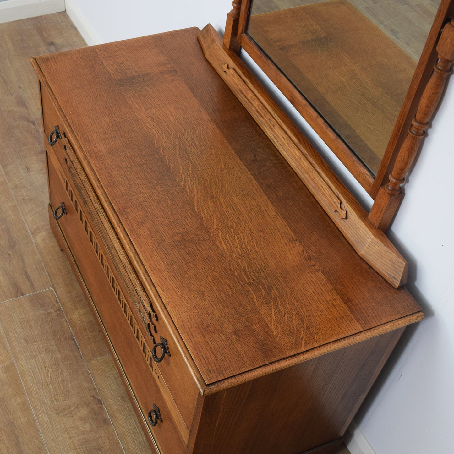 Restored Oak Dressing Table