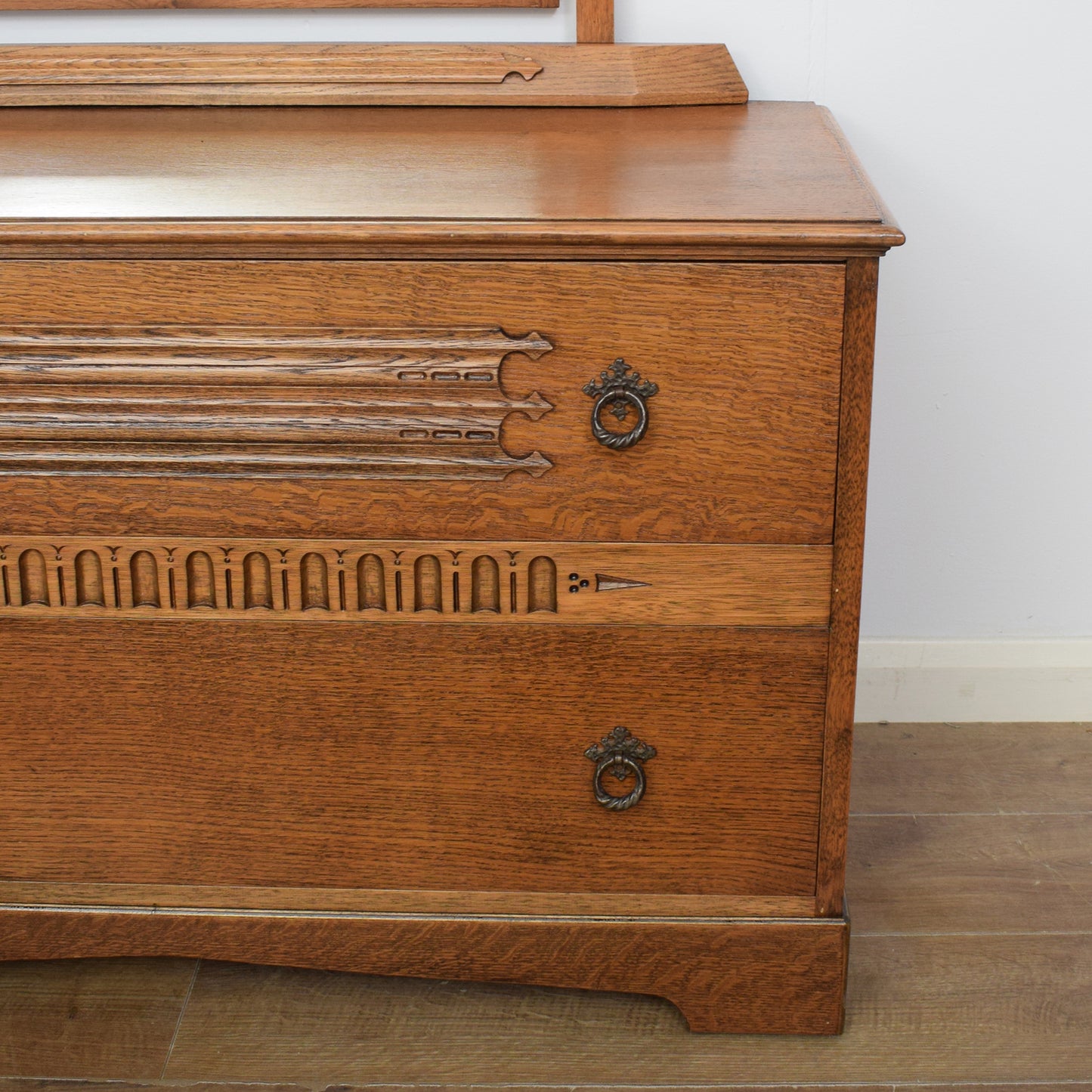 Restored Oak Dressing Table