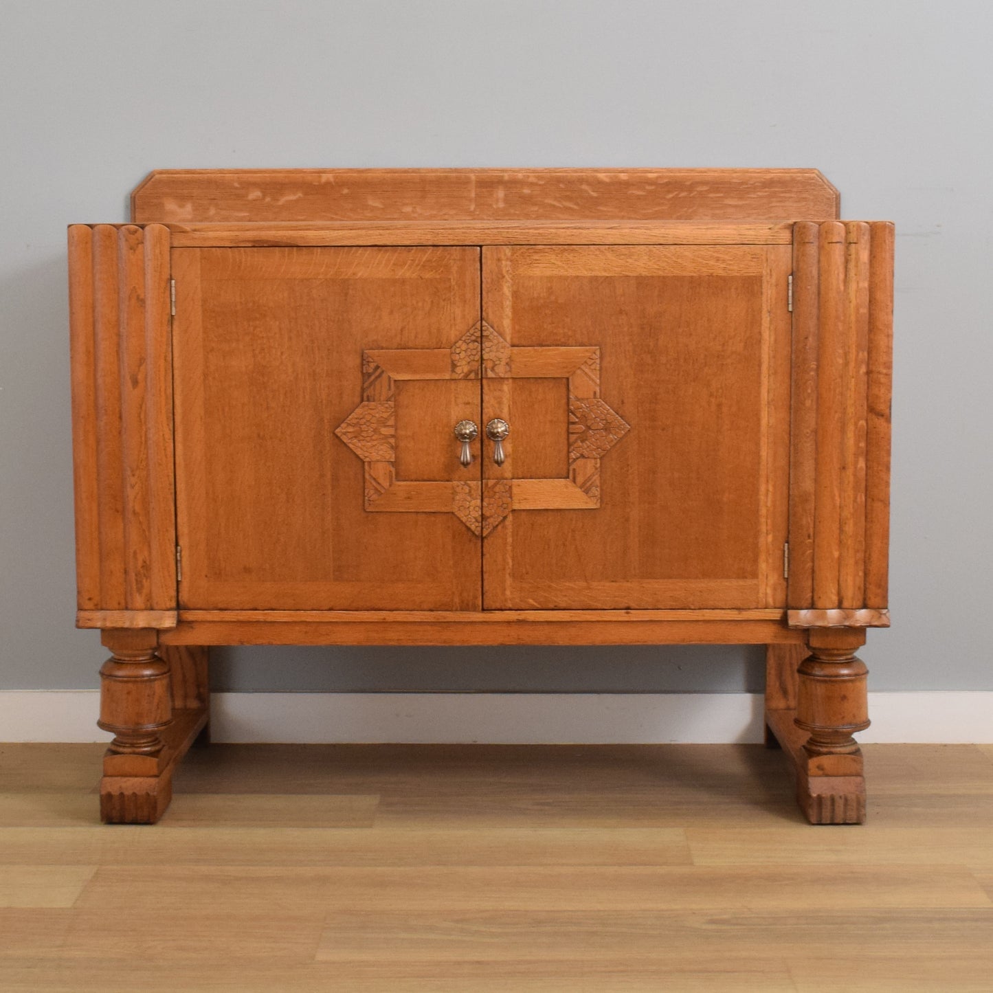 Oak Art-Deco Style Sideboard