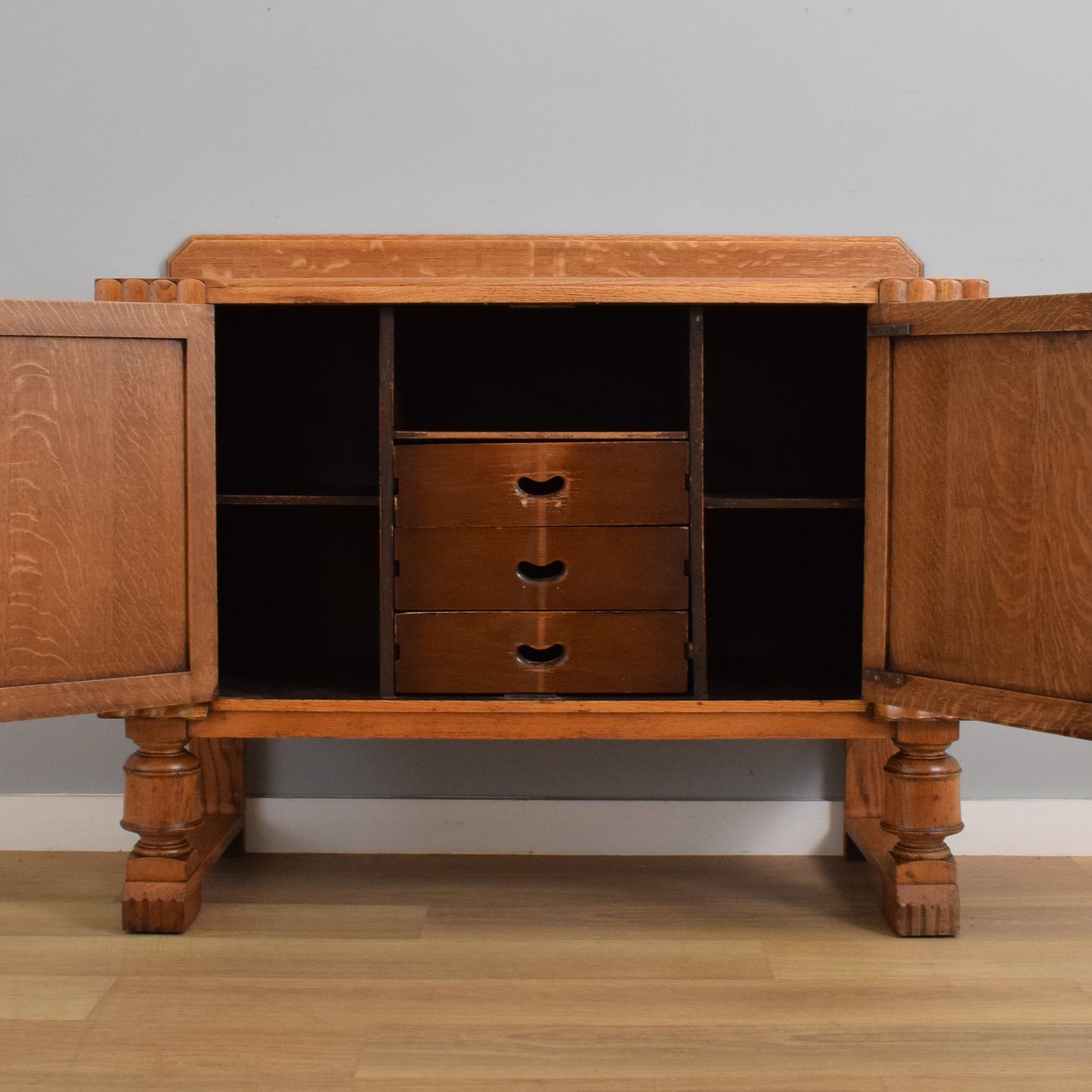 Oak Art-Deco Style Sideboard