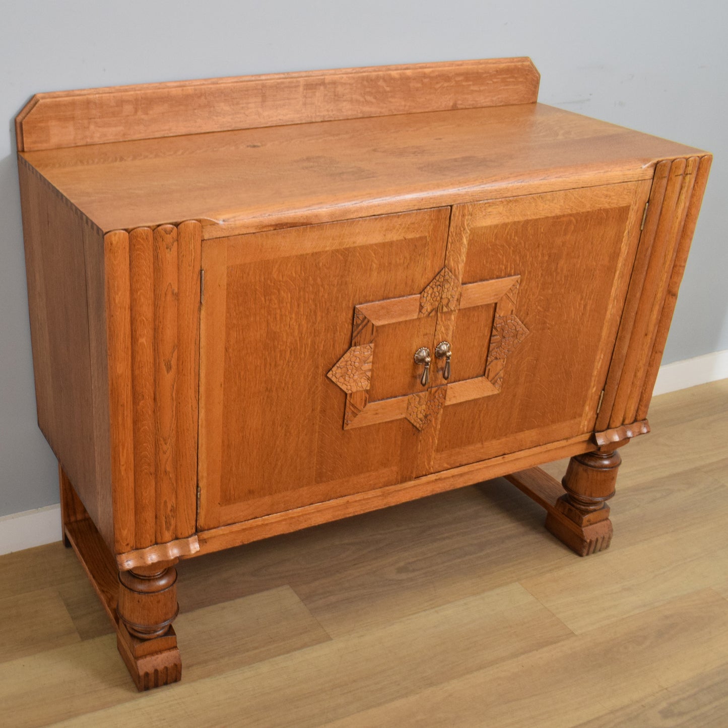 Oak Art-Deco Style Sideboard