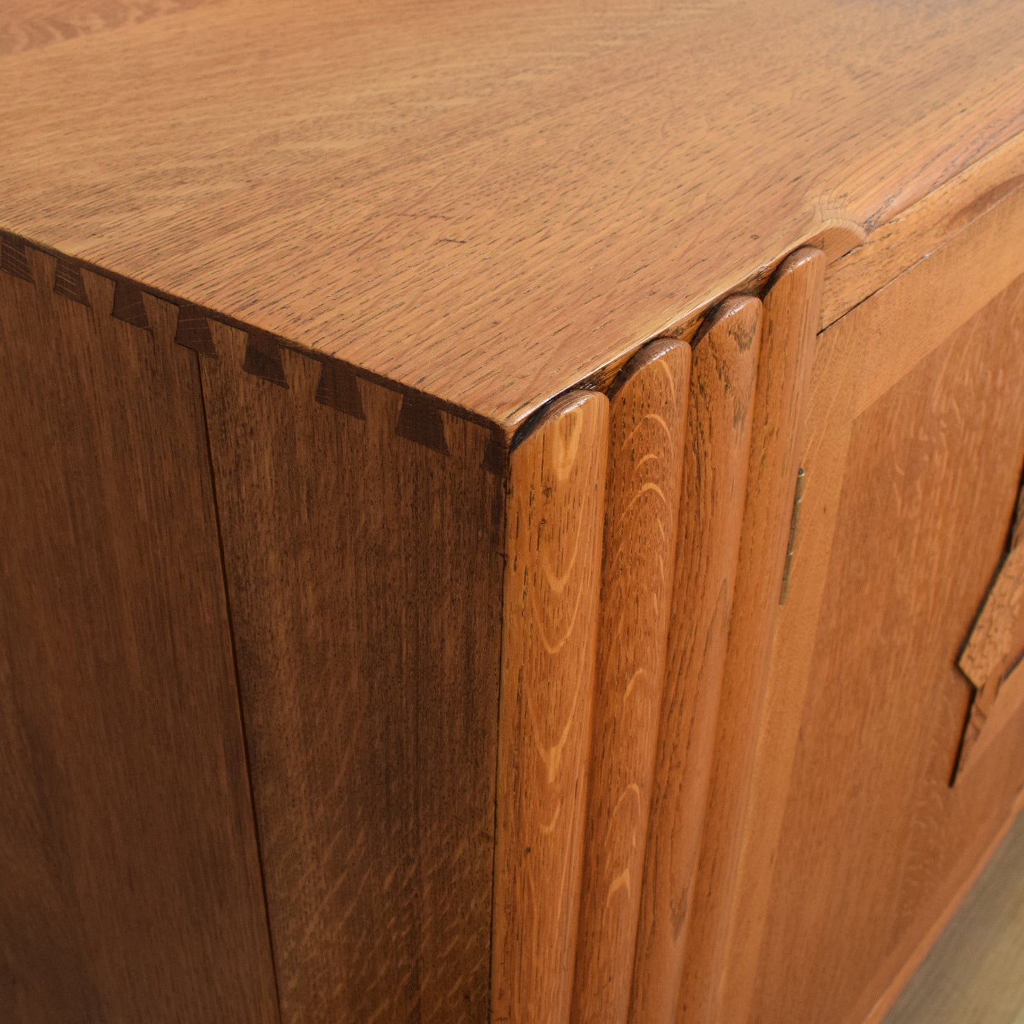 Oak Art-Deco Style Sideboard