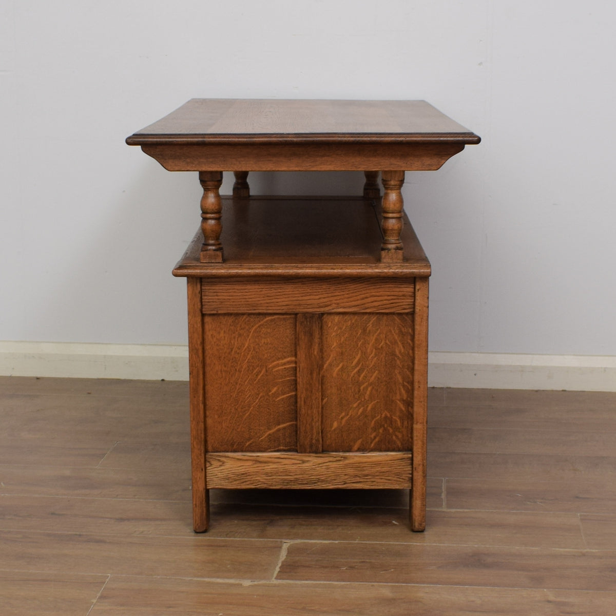 Restored Oak Monks Bench