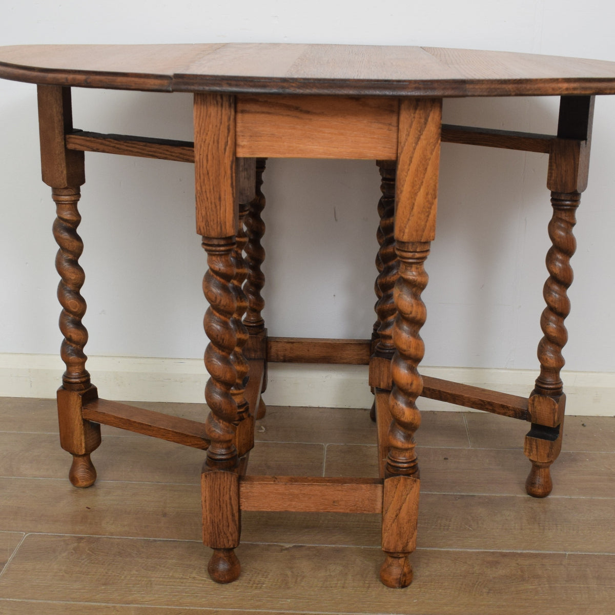 Barley Twist Drop Leaf Table