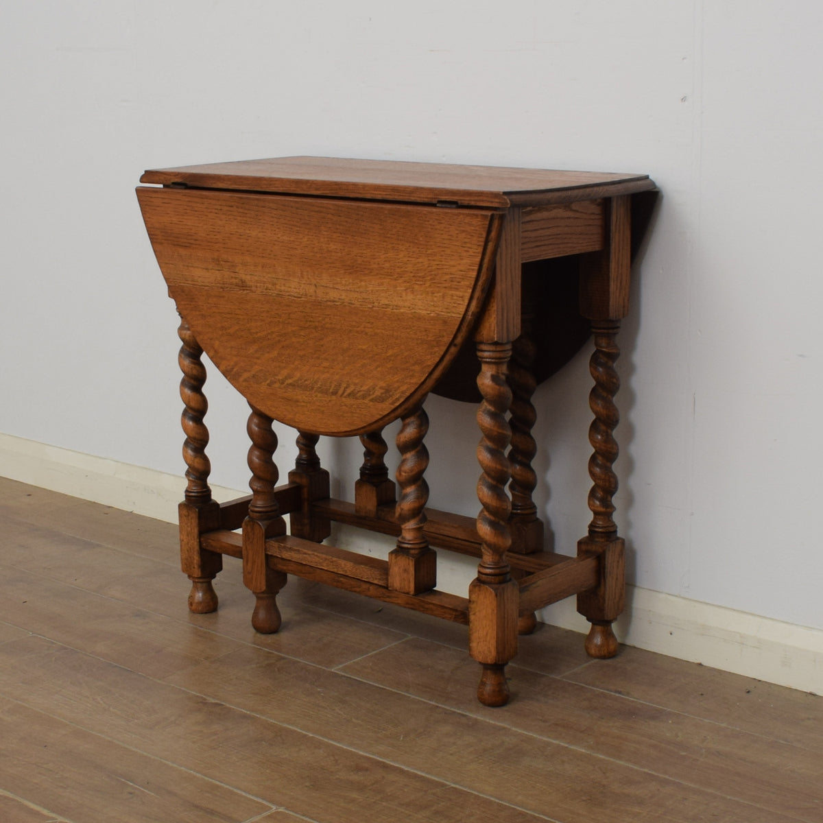 Barley Twist Drop Leaf Table