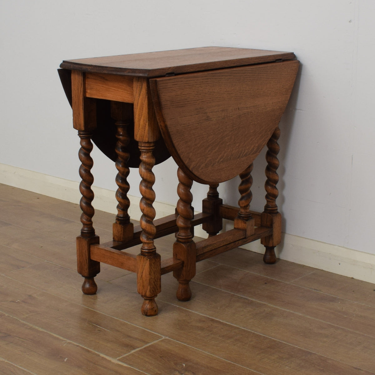 Barley Twist Drop Leaf Table