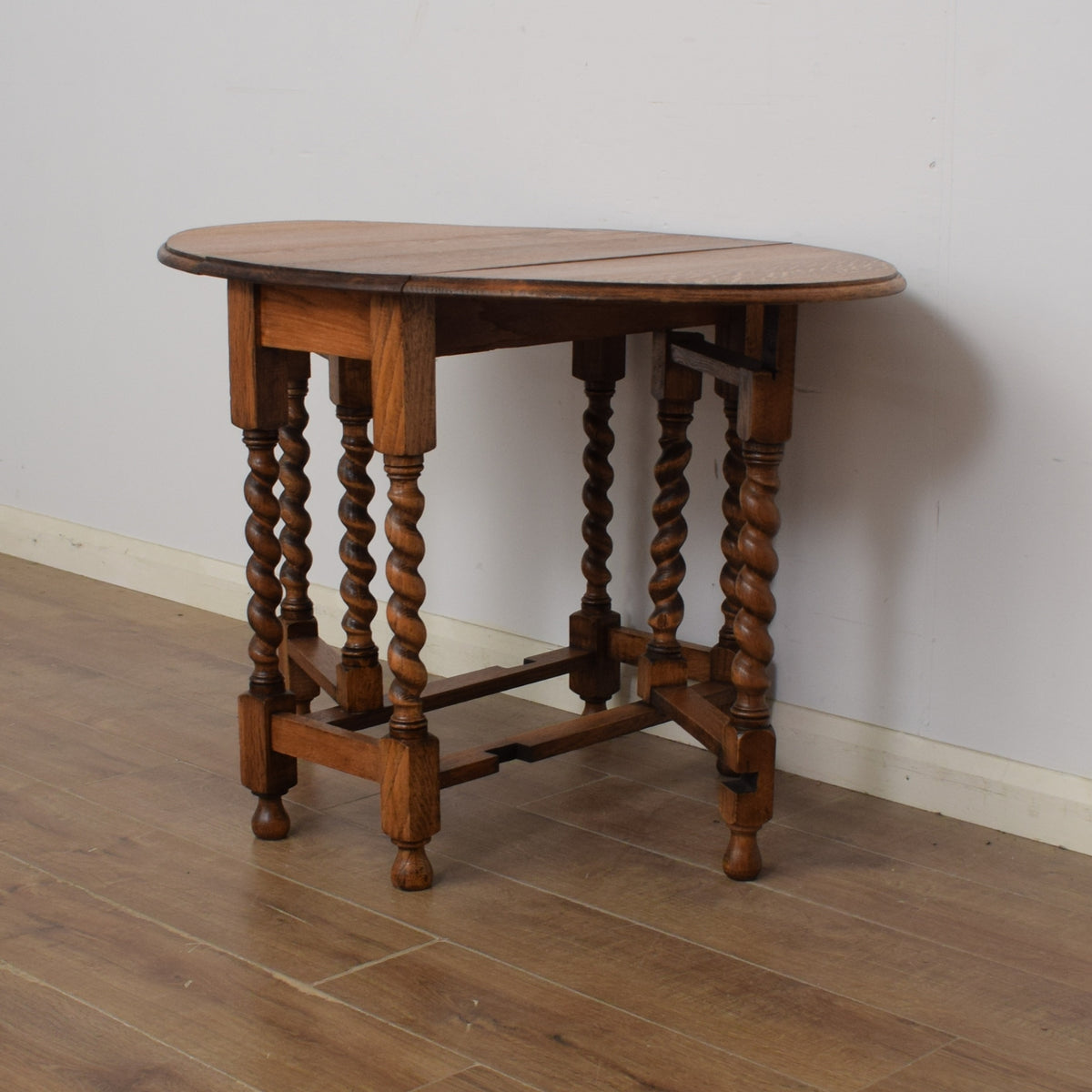 Barley Twist Drop Leaf Table
