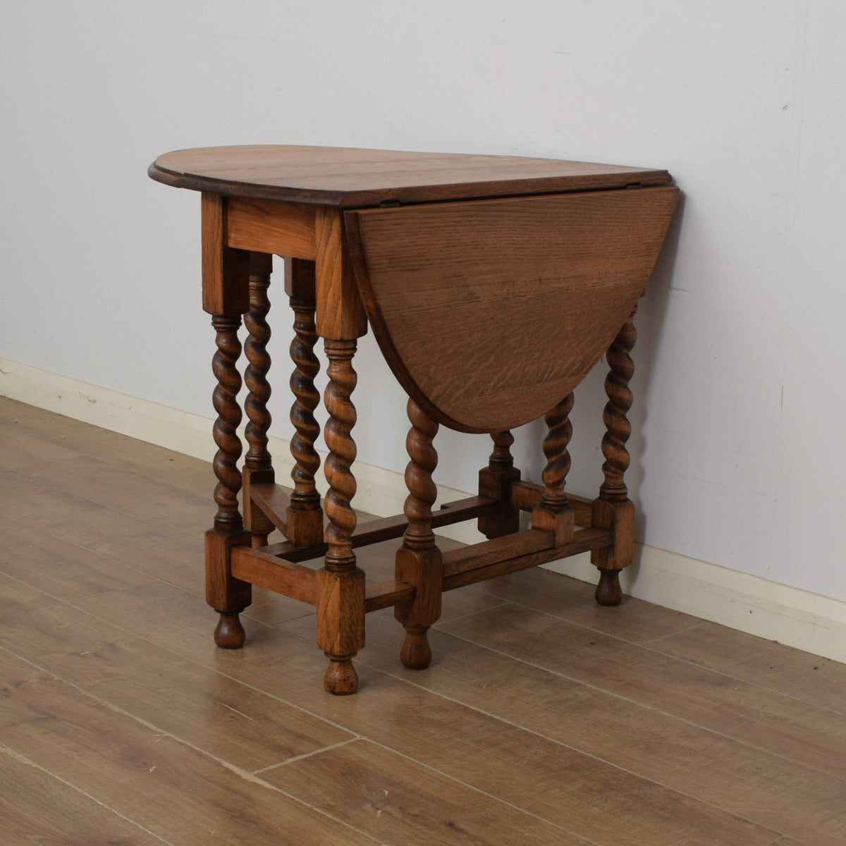 Barley Twist Drop Leaf Table