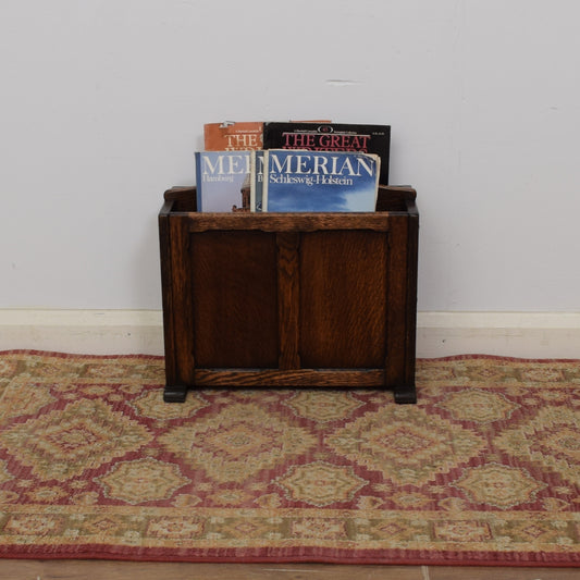 Oak Magazine Rack