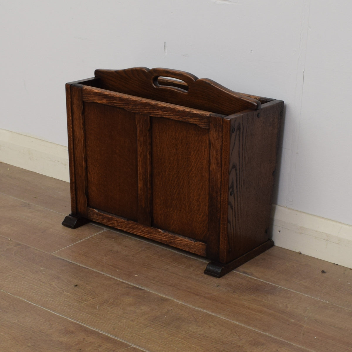Oak Magazine Rack