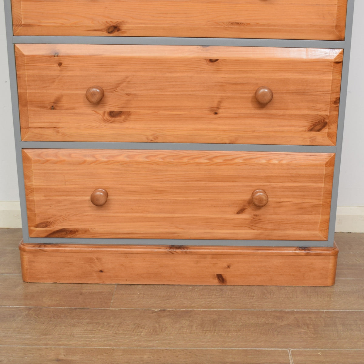 Painted Pine Chest Of Drawers