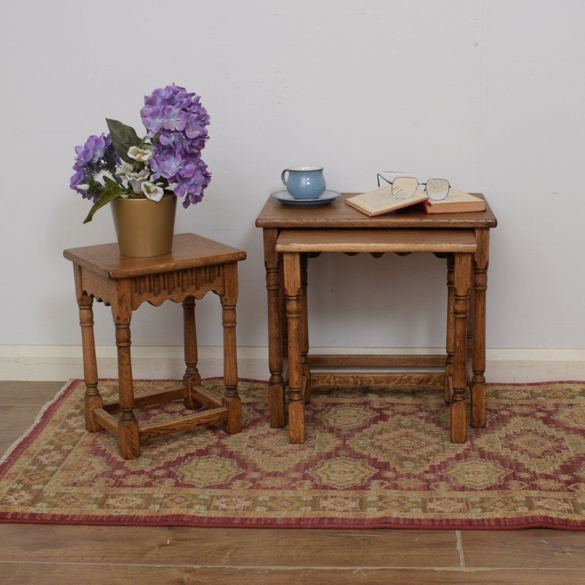 Oak Nest Of Tables