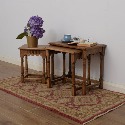 Oak Nest Of Tables