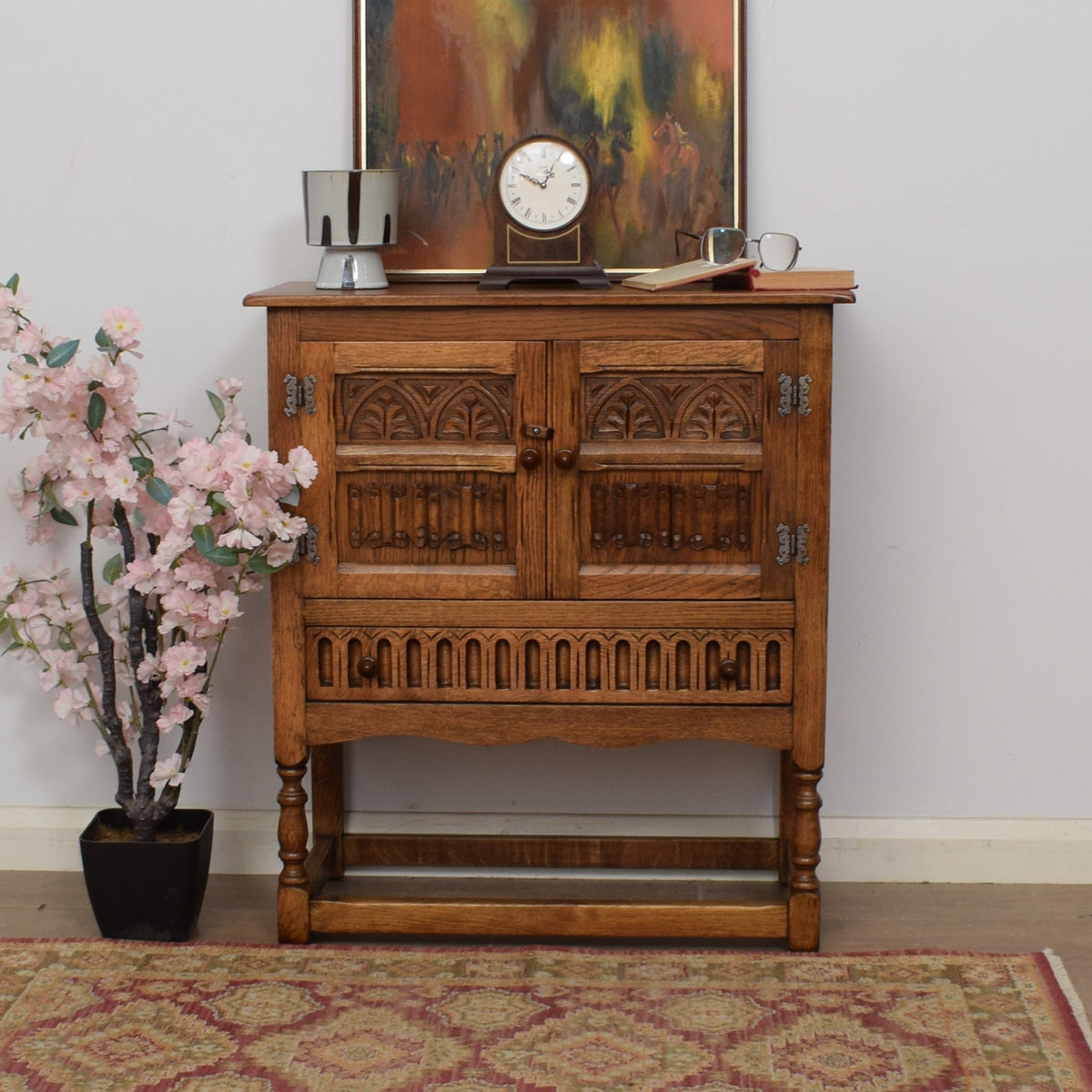 Restored Oak Cabinet