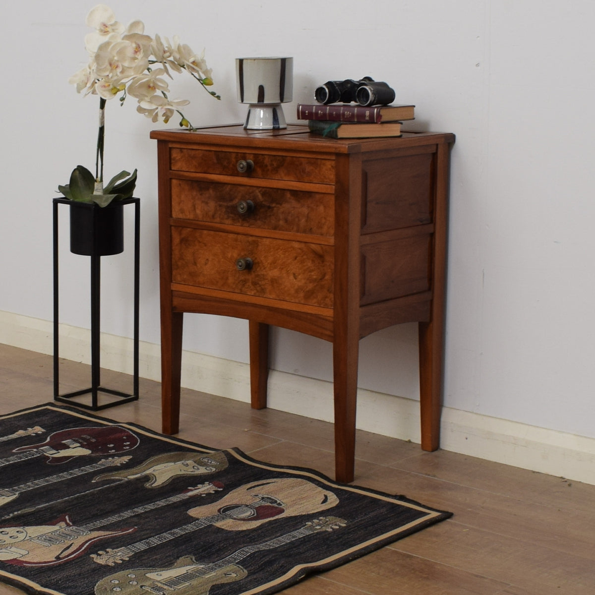 Restored Mahogany Small Chest Of Drawers