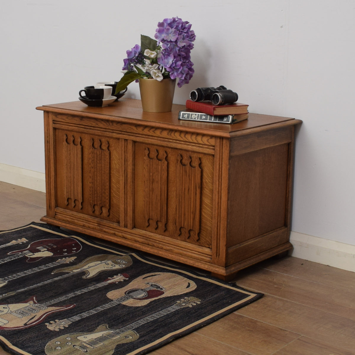 Restored Oak Blanket Box