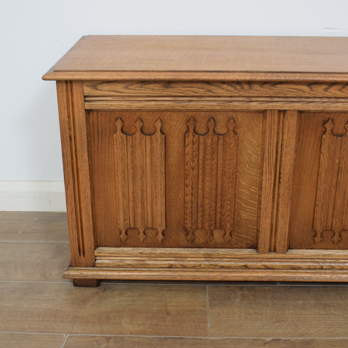 Restored Oak Blanket Box