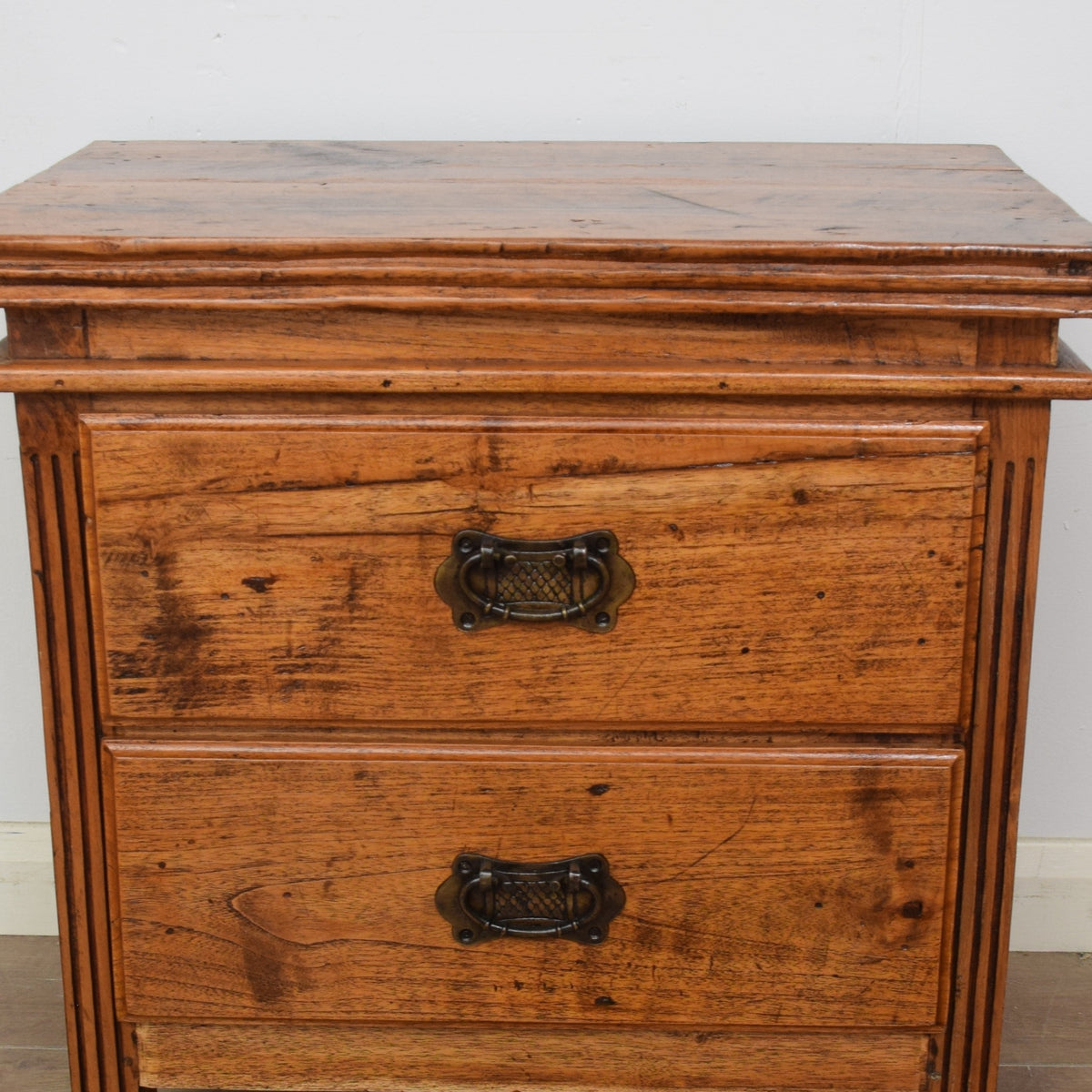 Restored Pair of Hardwood Bedsides