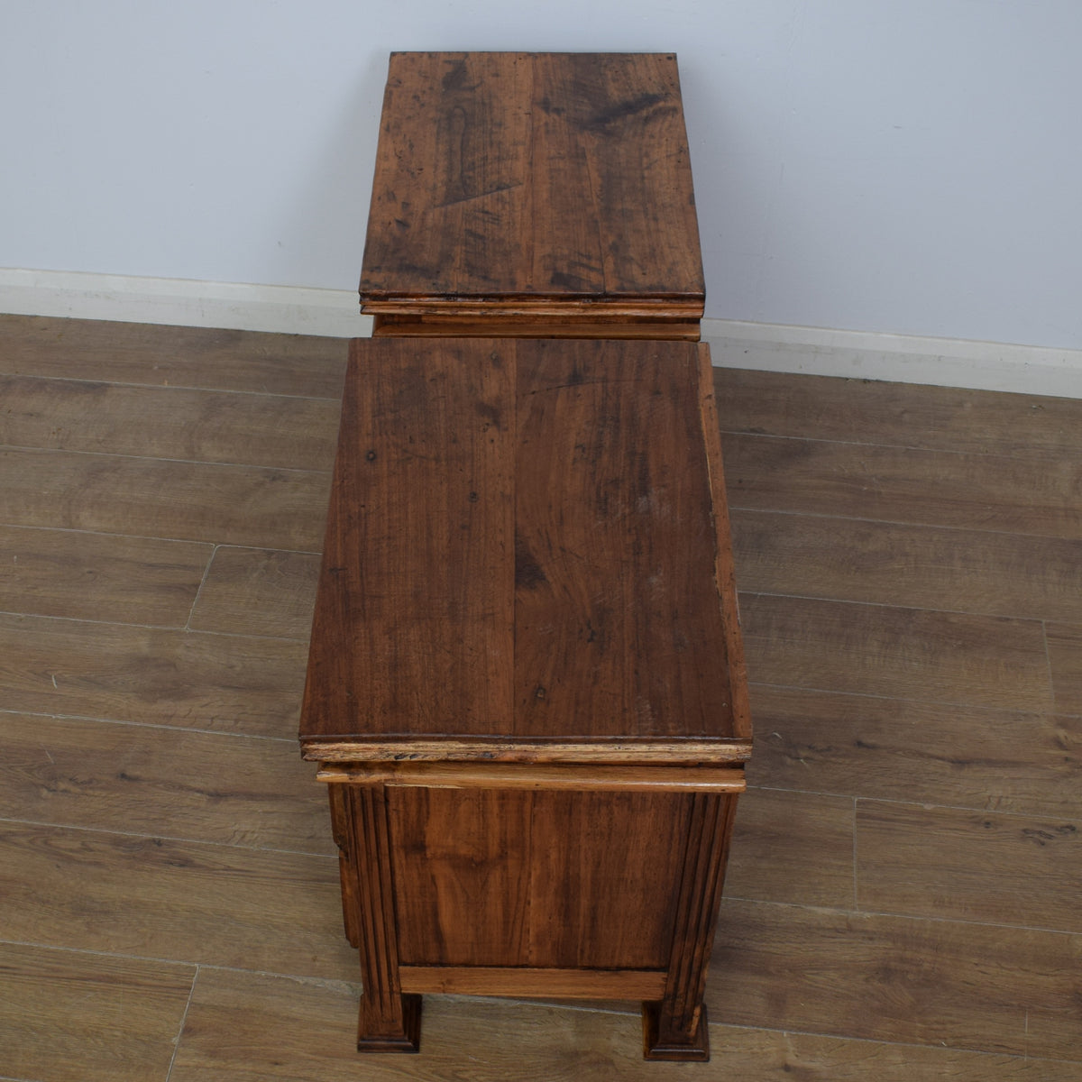 Restored Pair of Hardwood Bedsides