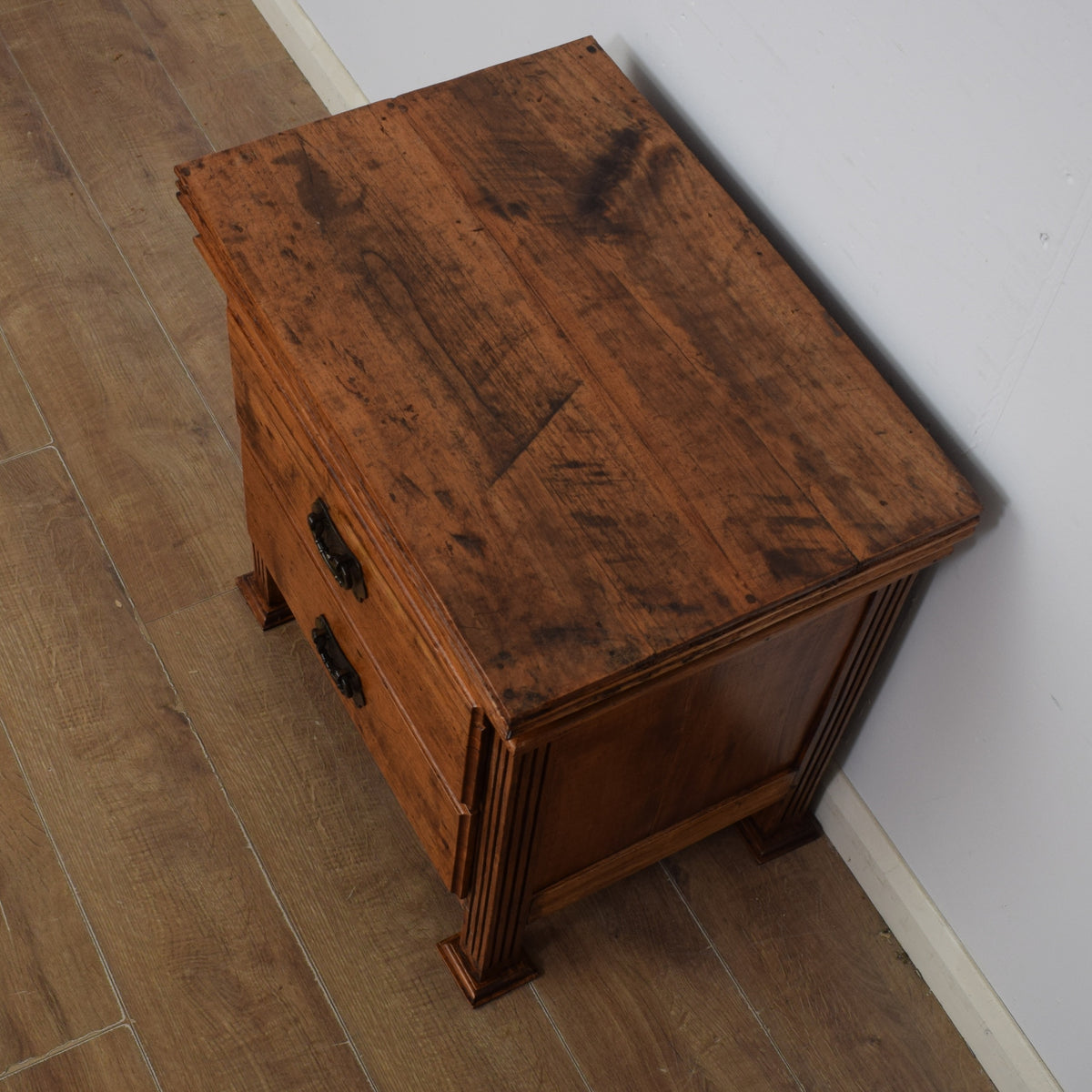 Restored Pair of Hardwood Bedsides