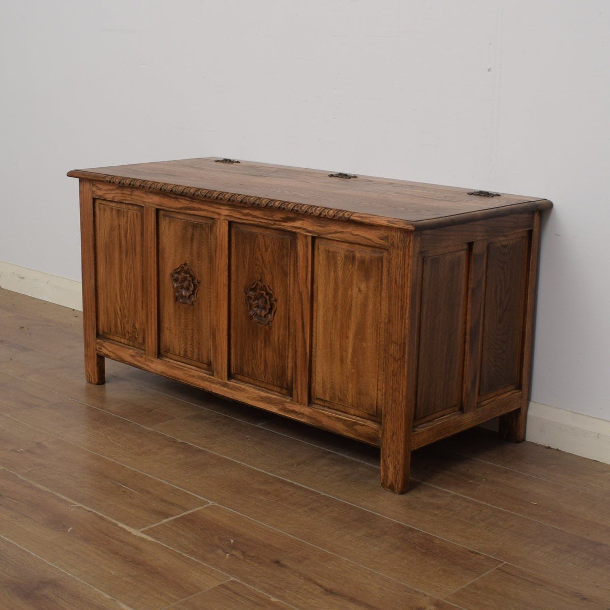 Restored Oak Blanket Box