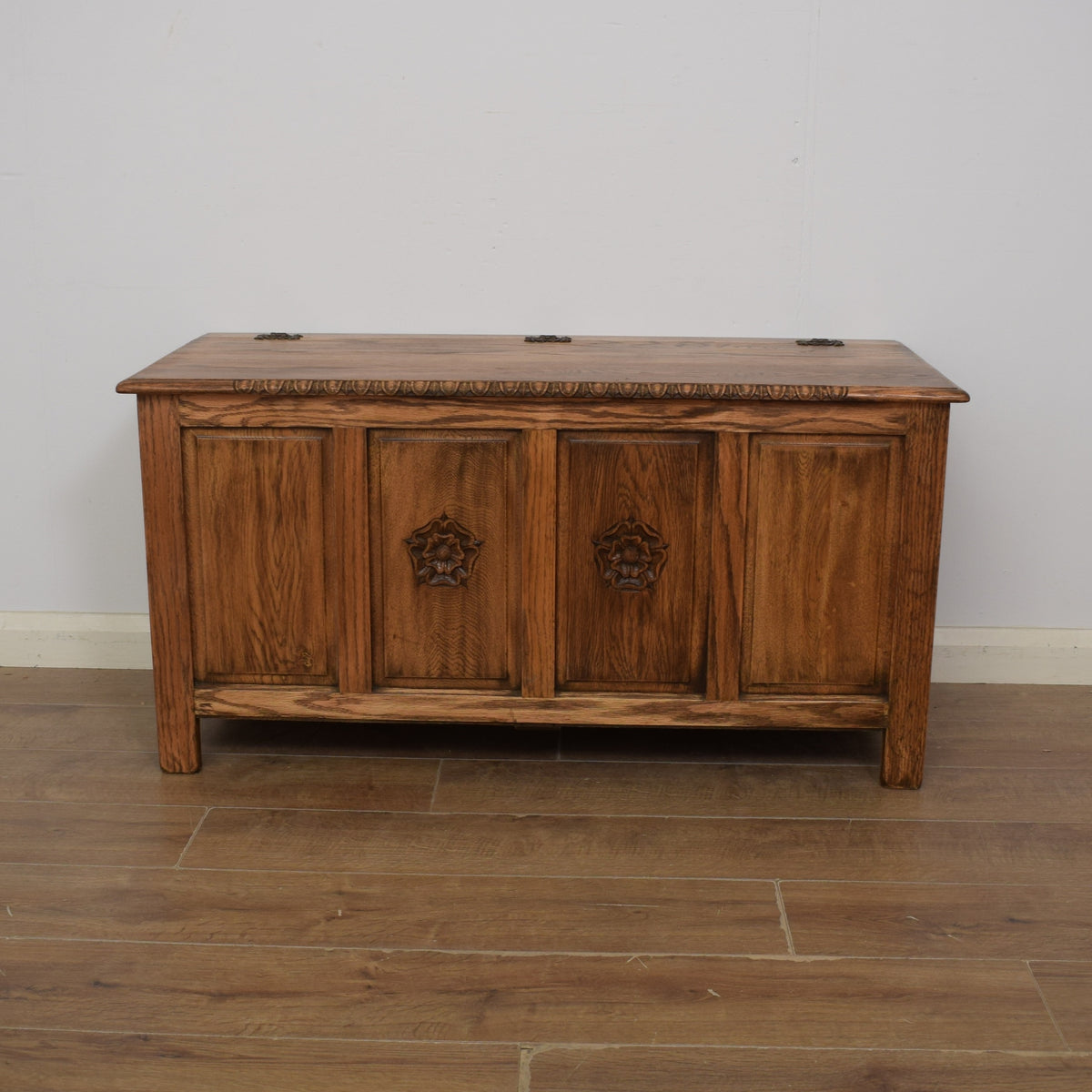 Restored Oak Blanket Box